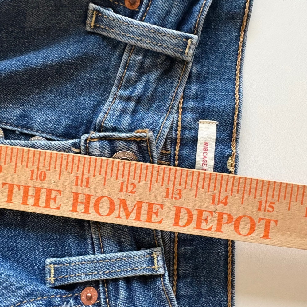 Levis Ribcage Bootcut Jeans Womens 31 Blue High Rise Button Fly 36934-0012 - Picture 8 of 9